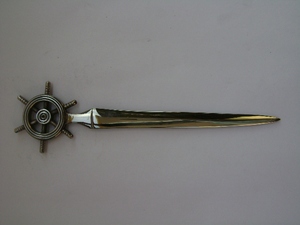 Ouvre-lettres en métal argenté Vintage, facile à transporter, pour le bureau et la maison, classique, bon marché, vente en gros, - Product Image 3