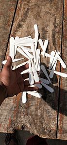 10 cm doğal kemik klasörü puanlama katlanır katlama kağıt deri el sanatları el yapımı Leathercraft - Product Image 3