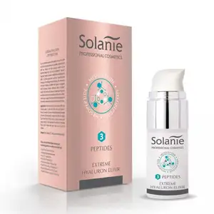 Solanie-hialurón extremo 3, péptidos, Elixir, 15ml