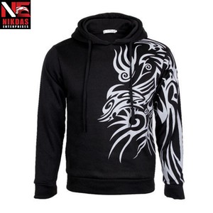 Sudaderas con capucha con estilo para hombre de nueva marca novedad tatuaje dragón impreso pulóver sudaderas polar chaqueta Casual DRAGON HOODI - Product Image 1