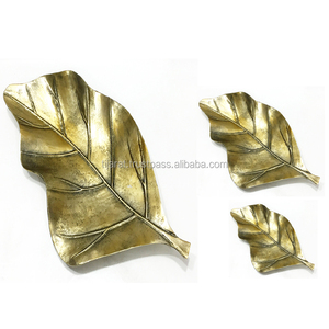 Nouveauté, plateau de service décoratif en aluminium de forme moderne et élégante pour la décoration de table à manger de mariage avec logo personnalisé - Product Image 2