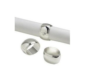 Sortie d'usine Anneaux de serviette en feuille bon marché Anneaux de porte-serviettes en métal doré Anneaux de serviette de mariage pour le dîner - Product Image 4