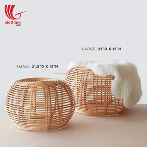 Rotin table d'appoint café fait à la main du Vietnam en gros - Product Image 3