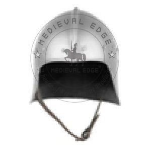 Mũ Bảo Hiểm Mở Mặt Sallet Barbute Mũ Bảo Hiểm Thời Trung Cổ Bạc Ba Lan Halloween Armor Trang Phục Lớn nhất Công Ty Sản Xuất - Product Image 2