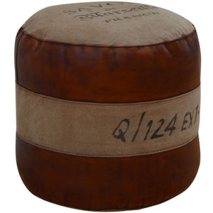 Puf otomano de cuero indio de suministro de fabricación - Product Image 6