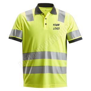 Nouvelle arrivée Offre Spéciale 100% Polyester Hi Viz Polo T-shirt polo réfléchissant de sécurité - Product Image 1