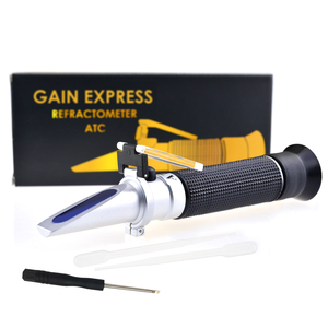 Refratômetro de salinidade <span class=keywords><strong>atc</strong></span> 0-100ppt (0-10%) e 1.000-1.070 sg medidor de sal de marítima com escala dupla (embalagem oem disponível) - Product Image 5