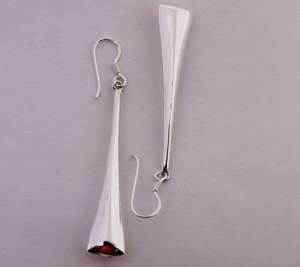 ต่างหูแฟชั่นสีเงินสเตอร์ลิงทำด้วยมือสไตล์น่ารักแข็งแรง925สำหรับงานหมั้นงานแต่งงานหรืองานปาร์ตี้ได้รับการรับรองจาก IGI - Product Image 3