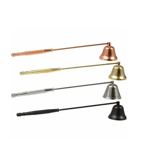 Metal Brass Long Handle Candle Snuffer <b>Rose</b> <b>Gold</b> - Product Image 1