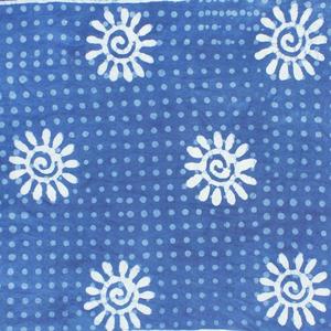 Las mujeres Indigo Daabu impresión diseñador de rayón al por mayor bufanda robaron Dupatta 20X72 pulgadas - Product Image 2