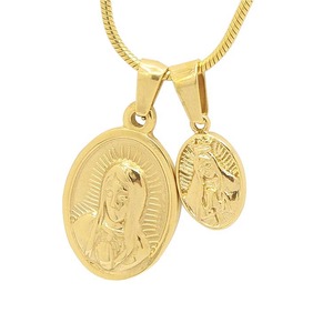 Barato al por mayor 18 K oro <span class=keywords><strong>Virgen</strong></span> <span class=keywords><strong>Mar</strong></span>ía COLLAR COLGANTE - Product Image 1