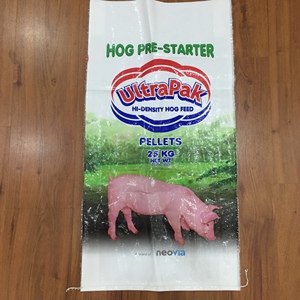 Bolsa Tejida de PP Termosellable Biodegradable en Varios Colores para Alimento Animal, Exportada a Filipinas - Product Image 2
