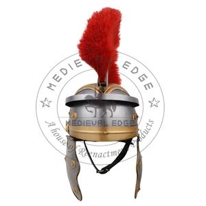 Meilleure qualité rustique Vintage romain Centurion historique casque armure 18g acier Original indien usine maison métal artisanat - Product Image 5