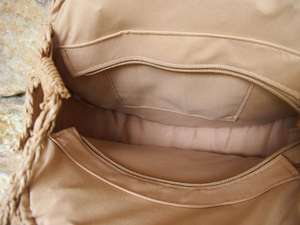 Bolsa de compras de algas marinas ecológica al por mayor, tejido a mano con forro de cuero de ratán, logotipo personalizado, cierre de cuerda de estilo vintage - Product Image 3