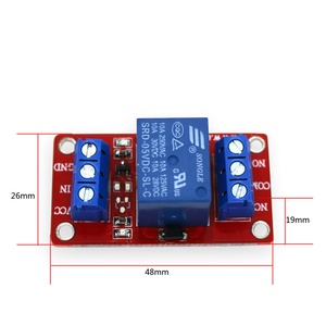 Disparador de nivel alto y bajo Taidacent 30A DC3.3V 5V 12V 24V Módulo de circuito de control de interruptor de relé de tiempo eléctrico de un canal - Product Image 3