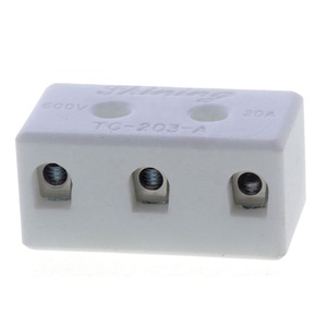 TC-203-A อุณหภูมิสูง20A 3-Pin เซรามิกเชื่อมต่อบล็อก - Product Image 1