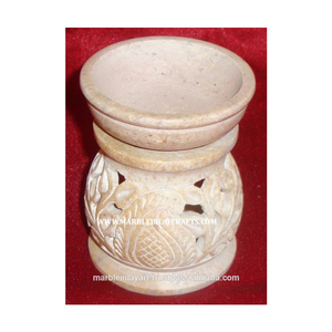 Natural Hand Carved Aroma Oil Burner - Product Image 1