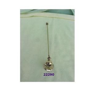 <b>Brass</b> Candle Snuffer With Mirror Polish Candle Holder - Product Image 1