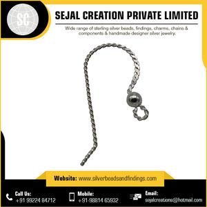 Pendientes de plata de ley 925, pendientes con aros - Product Image 3
