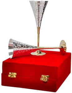 Iglesia, Alicia, juego con caja de terciopelo, Brassworld, India, 2 uds. - Product Image 2