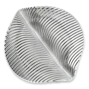 Assiette décorative en émail personnalisable de couleur aluminium, cuivre et laiton, écologique, pour mariages et événements - Product Image 1