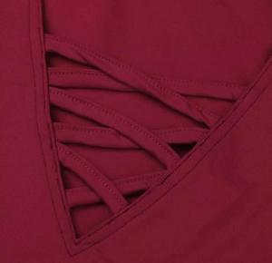 เสื้อโยคะสั้นทรงหลวมสีพื้นสำหรับผู้หญิงเสื้อออกกำลังกายฟิตเนสพิมพ์โลโก้ตามสั่งสำหรับผู้หญิงเสื้อยืดจากบังคลาเทศ - Product Image 6