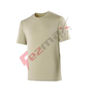 Camiseta de manga corta con cuello redondo para hombre de la mejor calidad, camiseta transpirable de talla grande, diseño en blanco de tela - Product Image 1