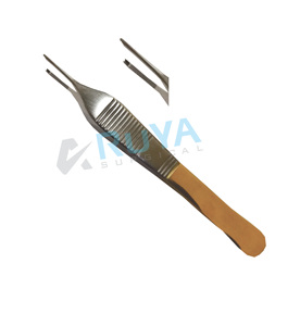 คีมผ่าตัด TC โกลด์ไมโคร Adson เนื้อเยื่อ,คีม1X2คีมผ่าตัดทางทันตกรรมสเตนเลส CE ISO - Product Image 1