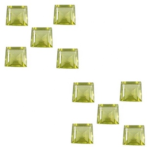 Shivam Arts อัญมณีควอตซ์สีเงินเจียระไนแบบเหลี่ยมเพชรพลอยธรรมชาติขนาด20มม. 14มม. 9มม. - Product Image 1