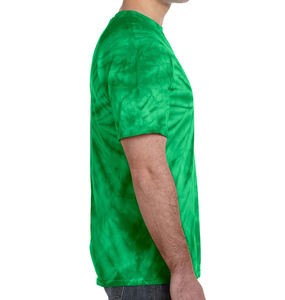 OEM Été 2024 Nouveau Vortex Tricolore Psychédélique High Street Fashion Cotton T-shirt Tie Dye T-Shirt Short Sleeve Men' T-shirt - Product Image 5