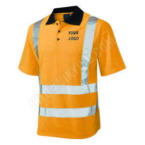 Nouvelle arrivée Offre Spéciale 100% Polyester Hi Viz Polo T-shirt polo réfléchissant de sécurité - Product Image 3