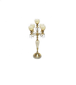 Handmade Flower Romantic Wholesale Tall <b>Crystal</b> <b>Ball</b> Wedding Candelabra and Tall Candle Holders for Weddings Manufacturer - Product Image 1