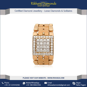 Best Fashion JWELERY 18kt Rose Gold Diamond <b>Ring</b> for <b>Men</b> High Quality Gift - Product Image 3