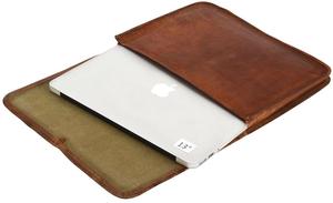 2025 Custom Portable Travel <b>Laptop</b> Bag Large Capacity High Quality Water Resistant Foldable Personalized Vintage Leather <b>Cover</b> - Product Image 6