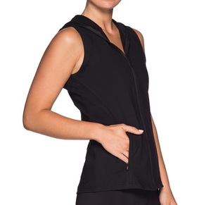 Champ Chaqueta con capucha sin mangas para mujer Sudadera con capucha moderna personalizada Ropa de fitness Premium diseñada para la comodidad y el rendimiento del estilo - Product Image 4