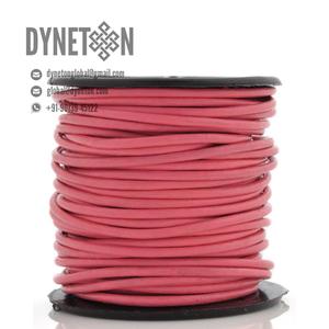 7mm Round <b>Leather</b> Cord for Jewelry Making Necklace <b>Bracelets</b> Fashion Accessories All Sizes Colors Original <b>Leather</b> String - Product Image 4