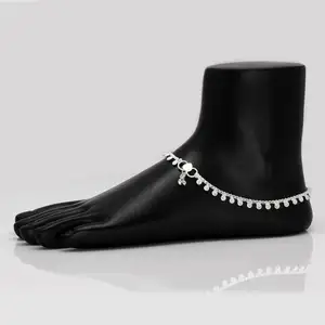 모든 시간 멋진 축제 컬렉션 화이트 컬러 Anklets