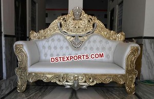 Muebles Blancos para Bodas con Temática Western, Escenario Moderno para Recepciones, Sofá Blanco, Muebles de Cuero Blanco Perla para Bodas en Australia - Product Image 5