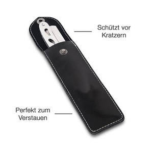 Couteau à barbe droite pour hommes avec 10 lames interchangeables Derby-Lame de rechange en acier inoxydable avec lames - Product Image 2