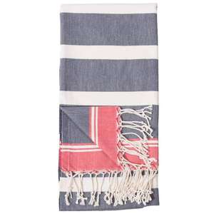 Eco-friendly Compressed Disposable 100% Cotton Golf Striped Yarn-Dyed Pattern Bath <b>Towel</b> 100x180cm Quick-Dry Hotels Beach - Product Image 2