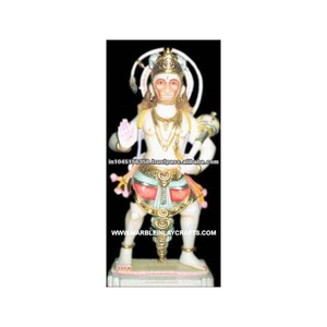White Marble Hanuman God Statue - Product Image 1