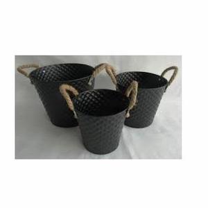 POTS de fleurs décoratifs, pot moderne en forme de seau, pour la maison et le jardin - Product Image 6