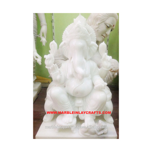 Lord Ganesha Marble Statue - Product Image 1