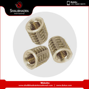 Tuerca de inserción Sharp-Sert de latón pulido, producto de alta calidad de la India - Product Image 5