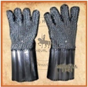 ถุงมือเหล็กคอสเพลย์ถุงมือหนังสีเงินของบริษัทถุงมือเหล็ก - Product Image 5