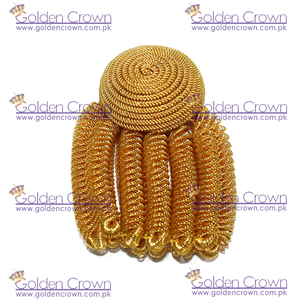 Frange Caterpillar de haute qualité gland or lingot frange glands - Product Image 4