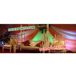 Royal Wedding Mehandi Jhula <b>Set</b> Indian Wedding <b>Swings</b> Wedding Sankheda <b>Swing</b> - Product Image 1