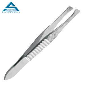 Venta al por mayor personalizado profesional J2 pinzas de extensión de pestañas de acero inoxidable con punta inclinada - Product Image 2