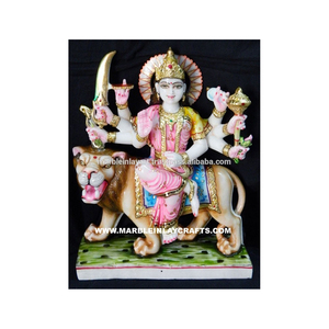 Beautiful Marble Durga Maa Statue - Product Image 1
