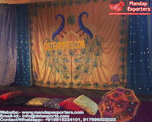 Punjabi Mehandi Sangeet เวทีงานแต่งงานสีสันสดใส - Product Image 3